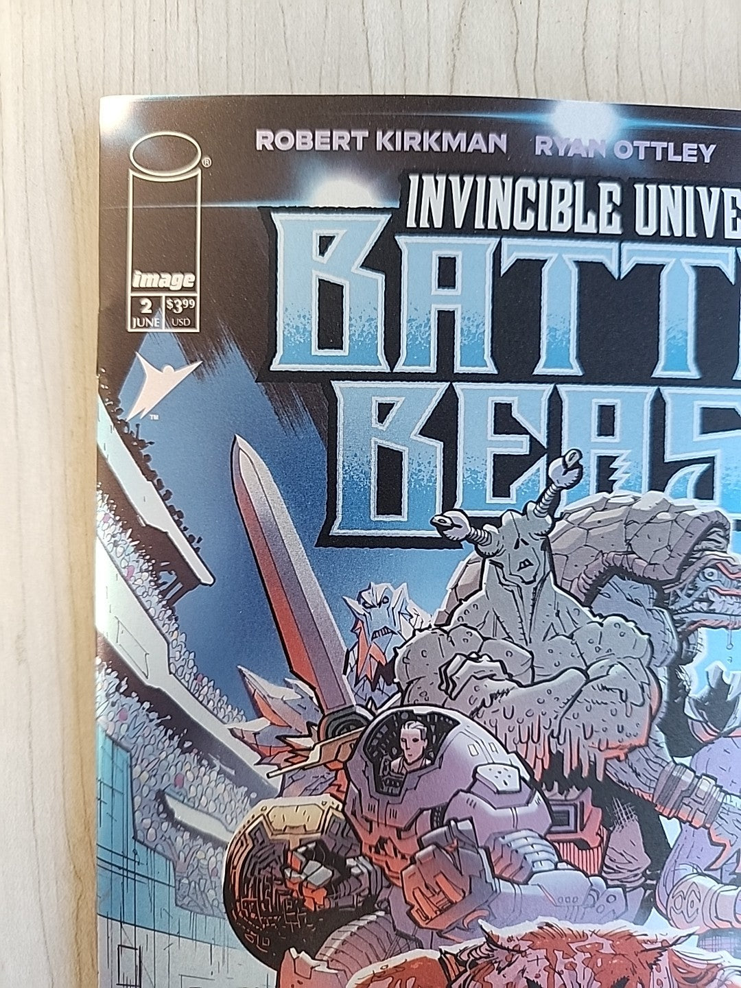 INVINCIBLE UNIVERSE BATTLE BEAST #2 Ultra-Rare Advance Edition Blind Bag Foil