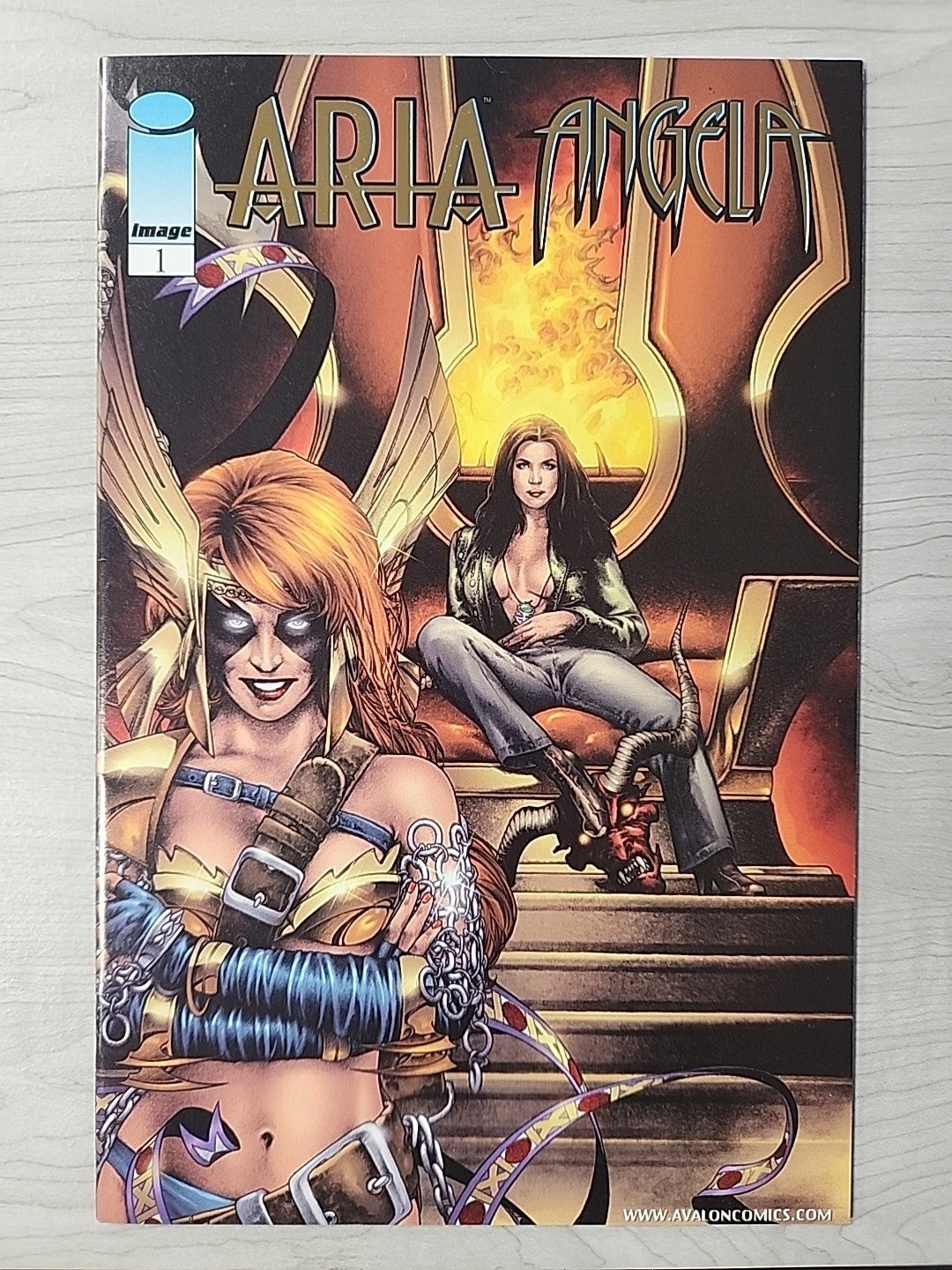 ARIA ANGELA #1 2 Image Comics Lot Of 7 Variants Tower Records Foil Chromium 2000