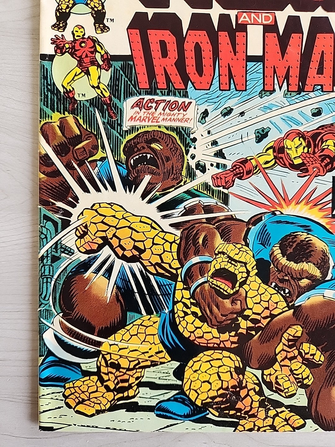 Marvel Feature Presents #12 (1973) The Thing & Iron Man Marvel Comics Thanos