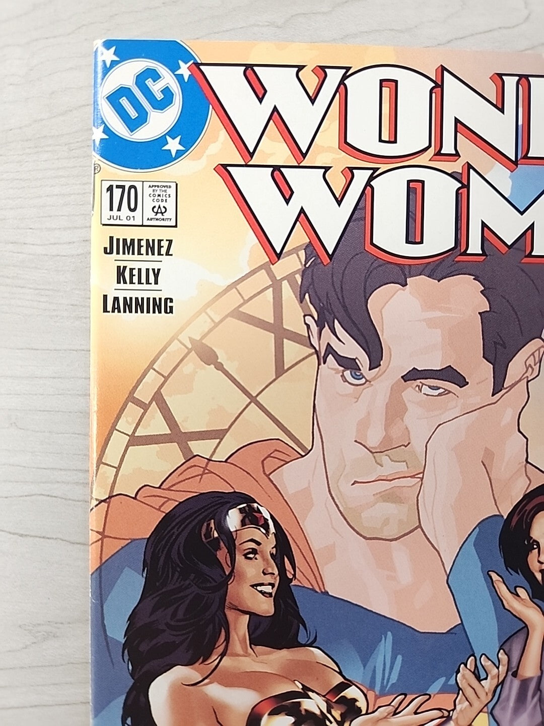 Wonder Woman #170 Adam Hughes Cover Lois Lane Superman DC 2001 NM-
