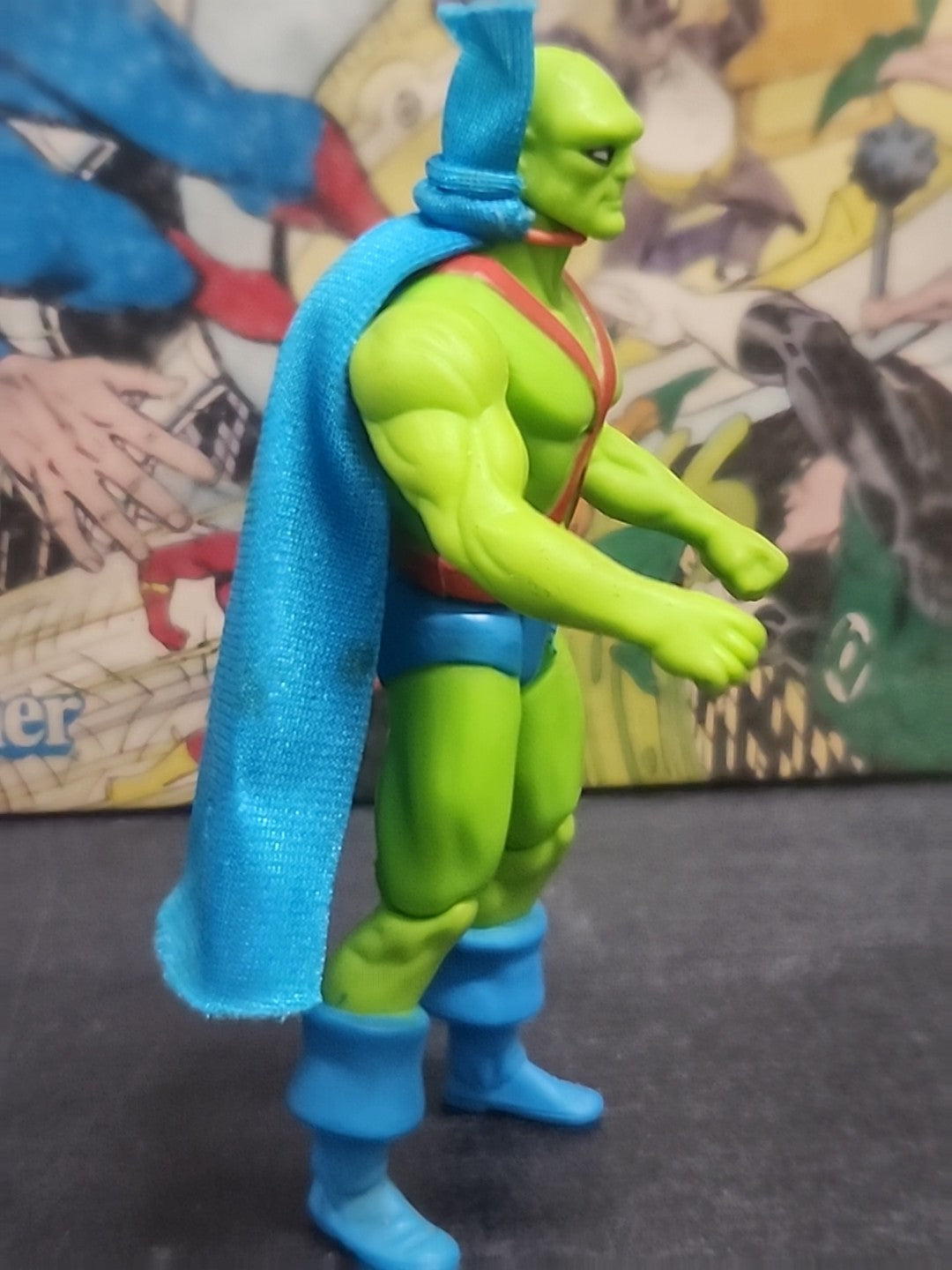 Kenner Super Powers MARTIAN MANHUNTER Original 1985 Figure 100% Complete DC