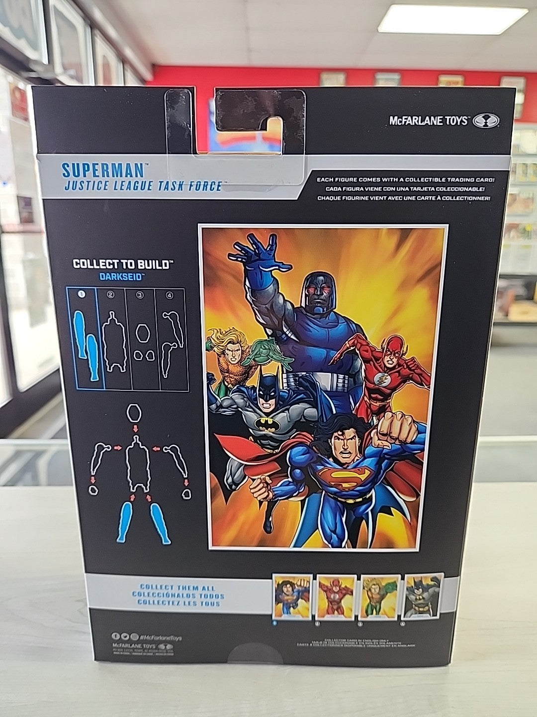 McFarlane DC Multiverse Superman Justice League Task Force Platinum Chase Figure