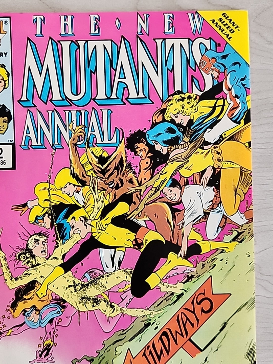 The New Mutants Annual #2 Marvel Comics 1986 1st App of Psylocke Key Issue VF/NM