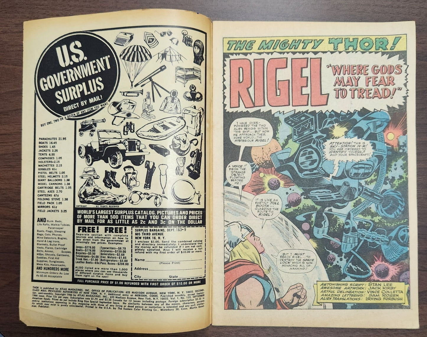 Thor #132 (1962) - 1st App. Ego the Living Planet