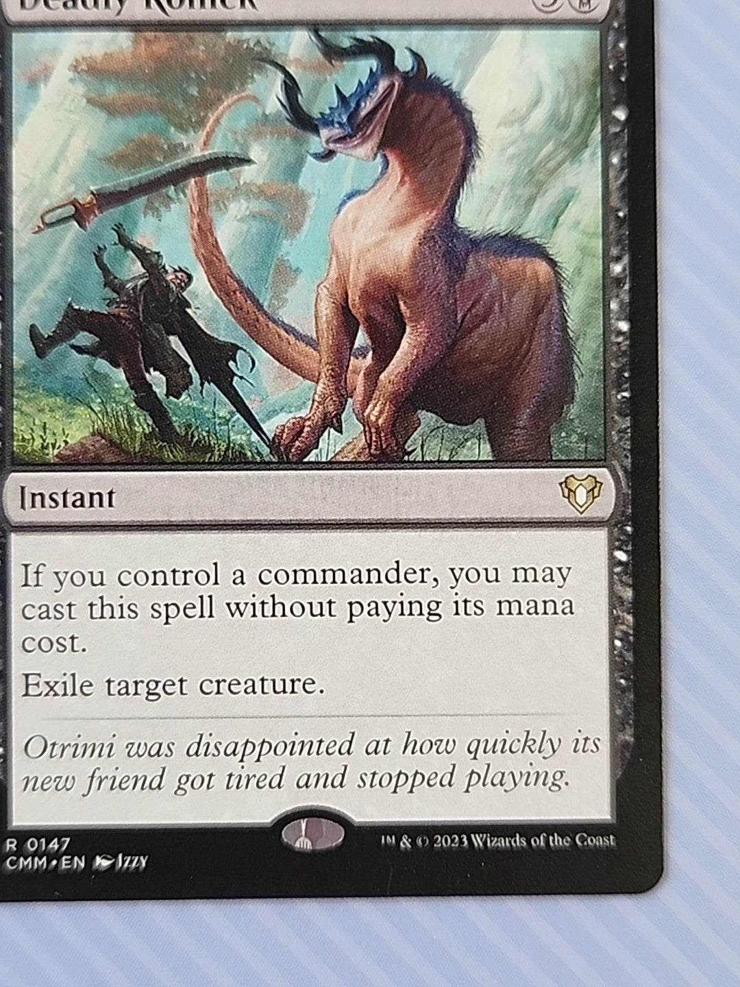 MTG Deadly Rollick Commander Masters Regular English Magic The Gathering NM