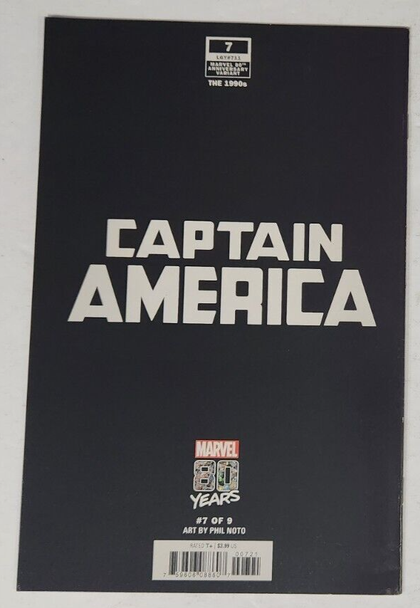 Captain America 7 (711) 1st Daughters of Liberty 2018 2019 1990s Decade Variant