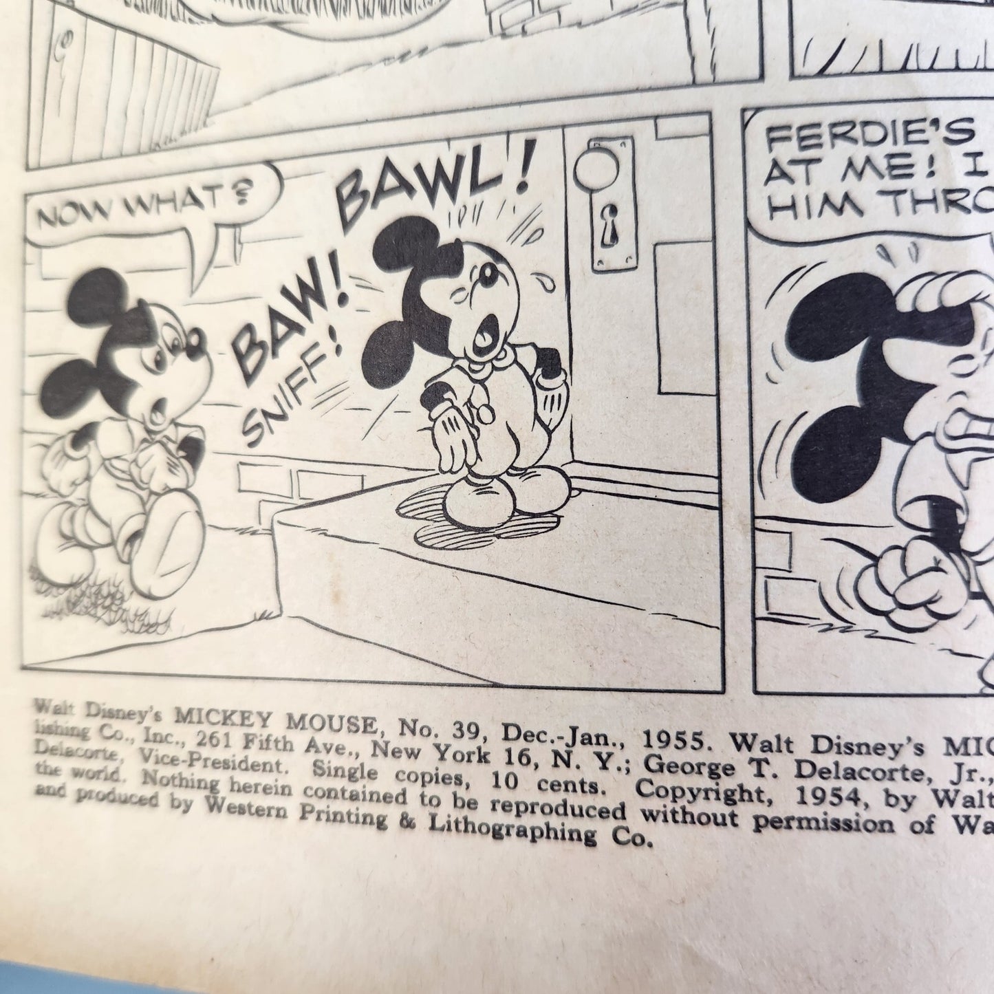 Walt Disney's Mickey Mouse #39 (1955) Dell Comics