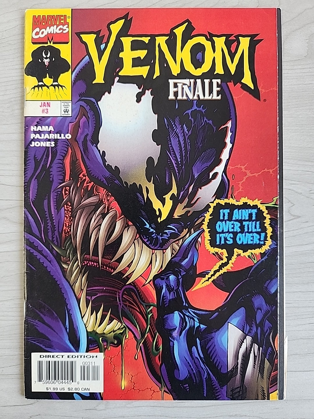 VENOM: FINALE 1-3 COMPLETE SET 1st PRINTS Spider-Man App. Marvel 1997 FN/VF