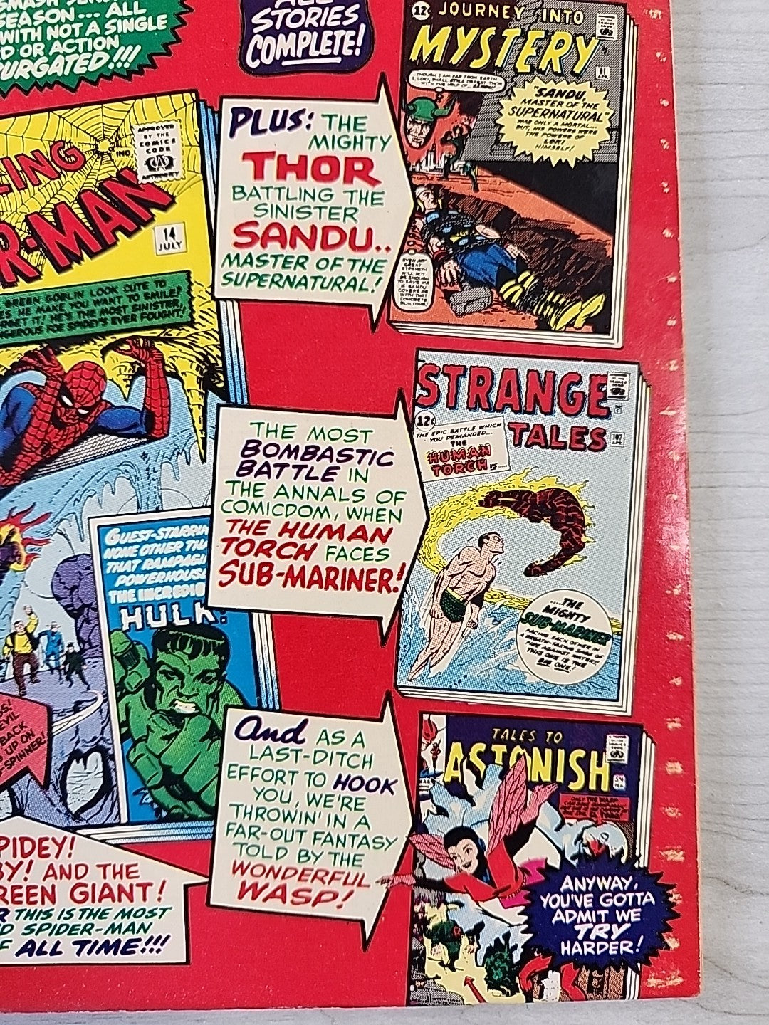 Marvel Tales #9 Marvel 1967 Reprints Amazing Spider-Man #14 Green Goblin VG/FN