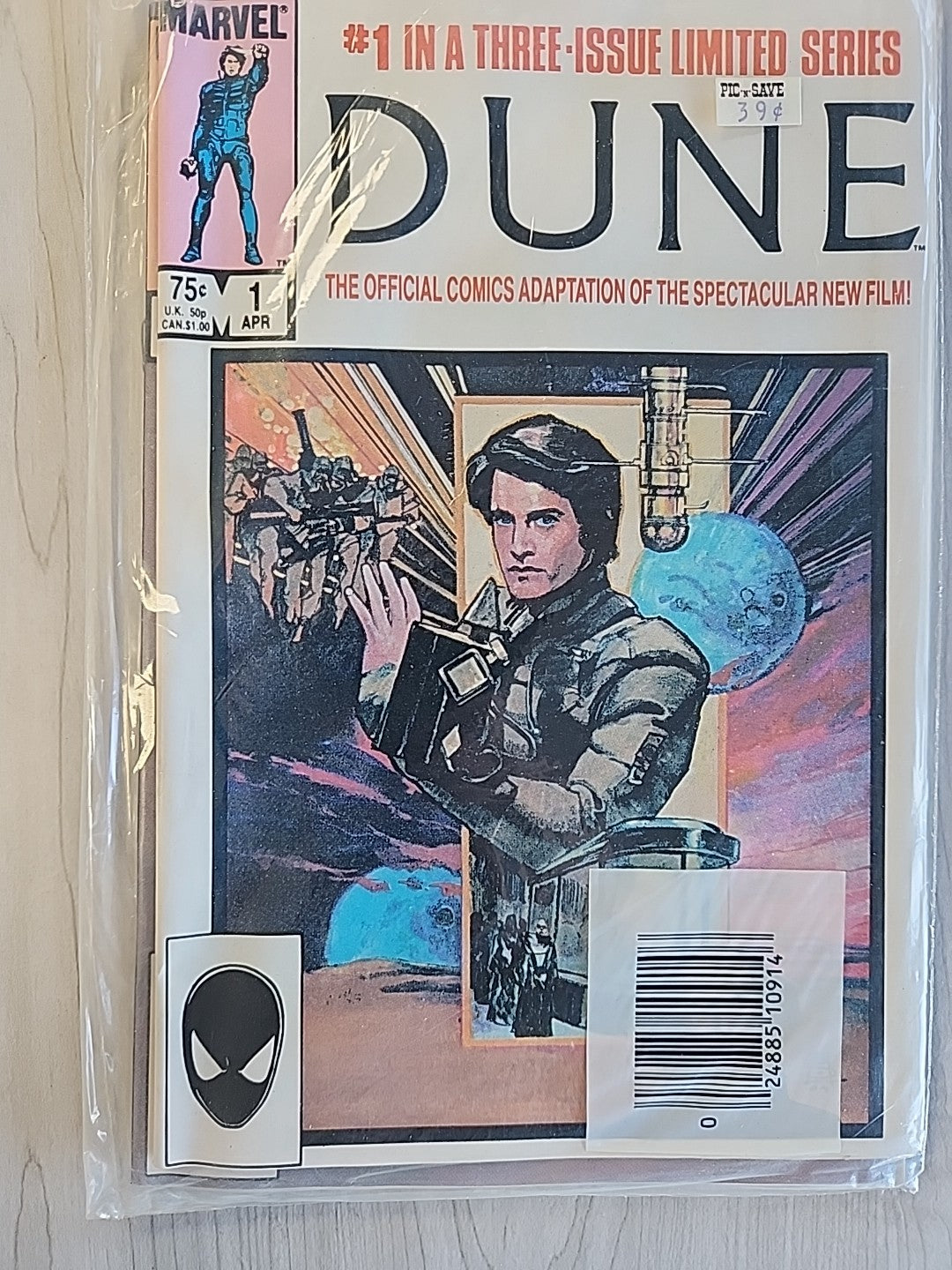 Dune 1-3 Marvel Factory Sealed Comic Book 3 Pack 1 2 & 3 1984 Movie Adaptation