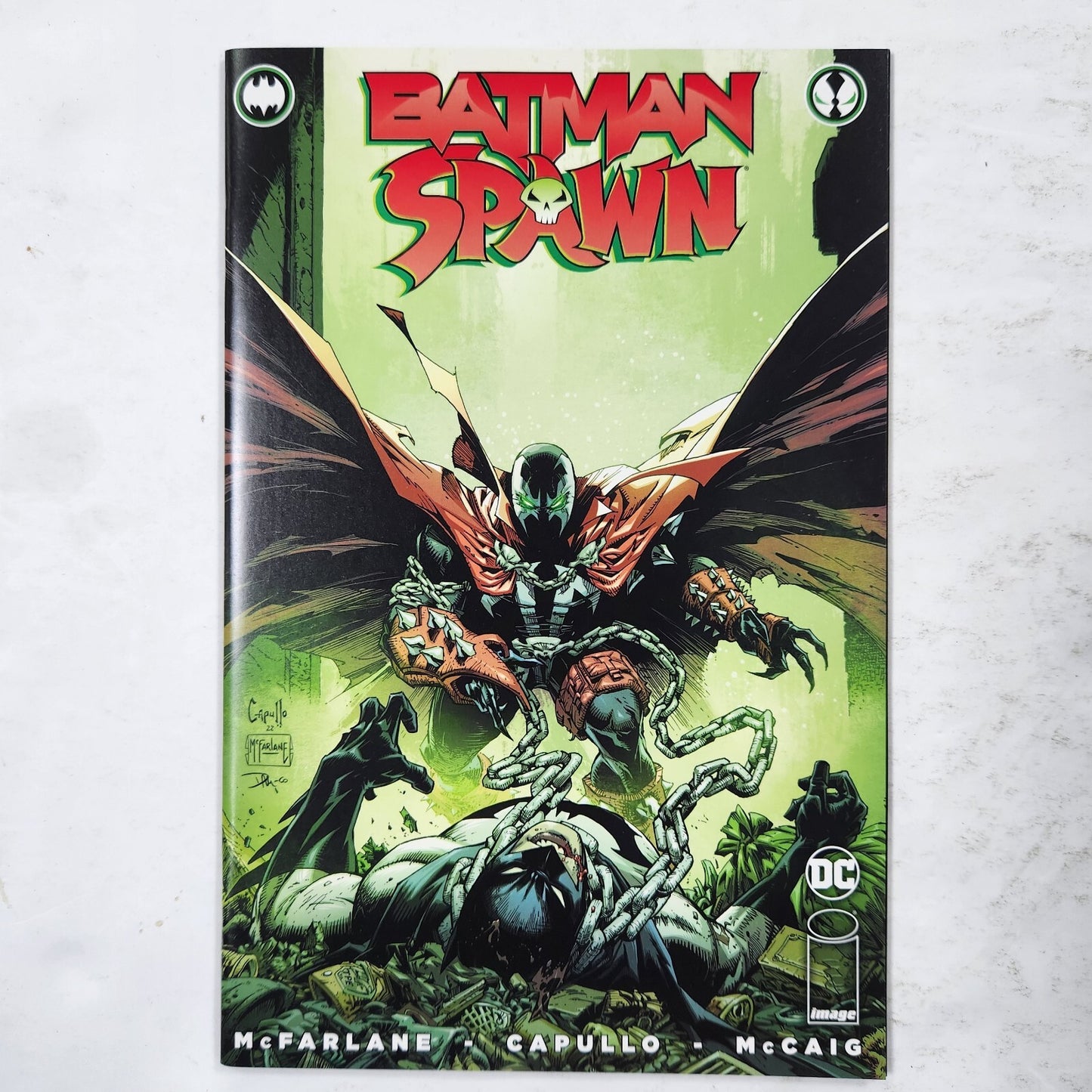 BATMAN/SPAWN #1 (2023) GREG CAPULLO 2ND PRINT VARIANT SET