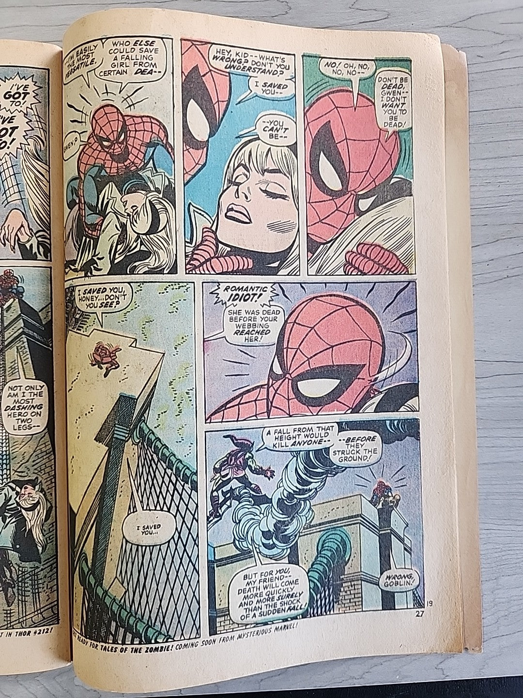 The Amazing Spider-Man #121 (1973) Death of Gwen Stacy Key Issue VG 4.0 Marvel