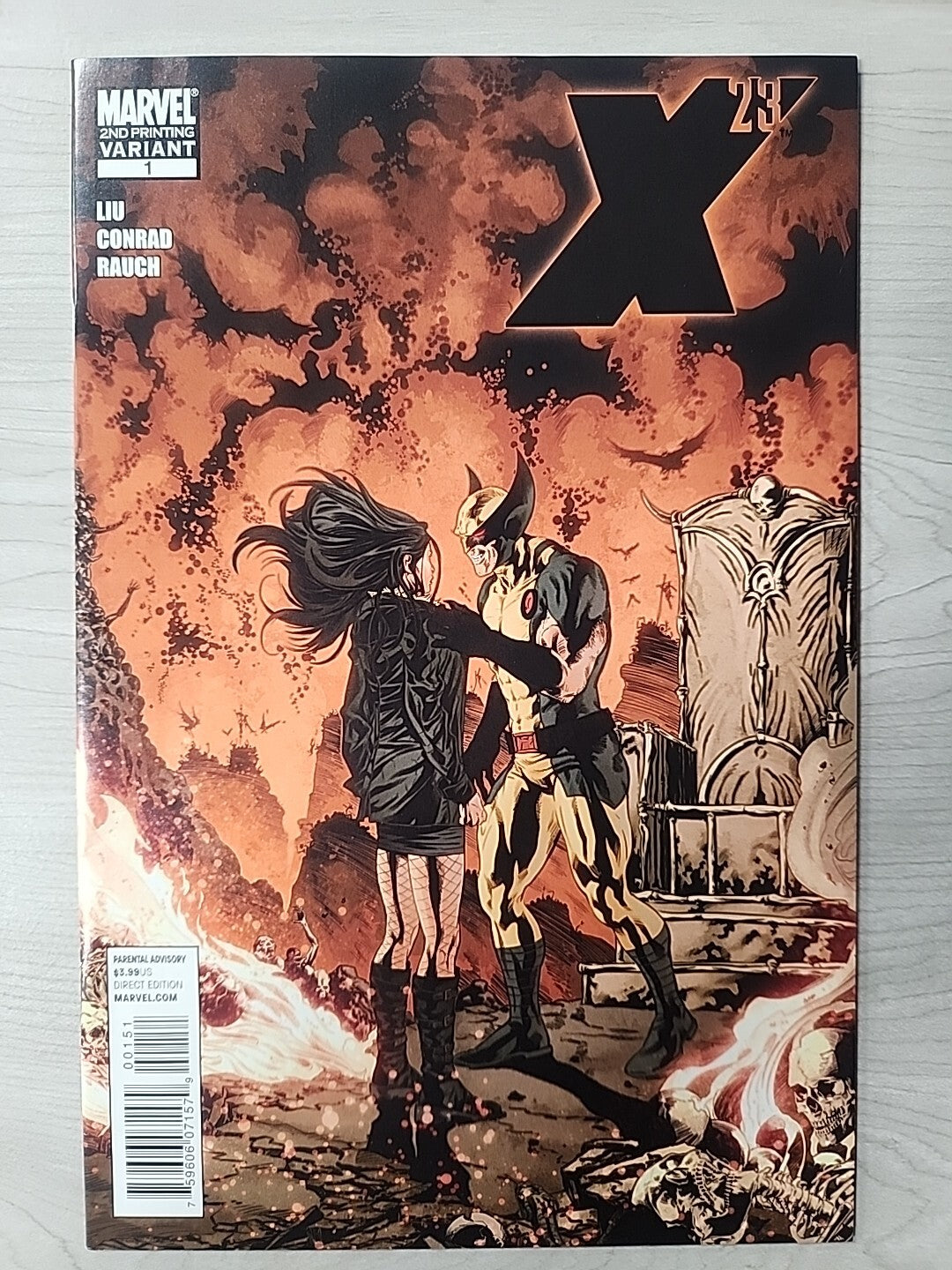X-23 #1 RARE 2nd Printing Variant (Marvel 2010) High Grade