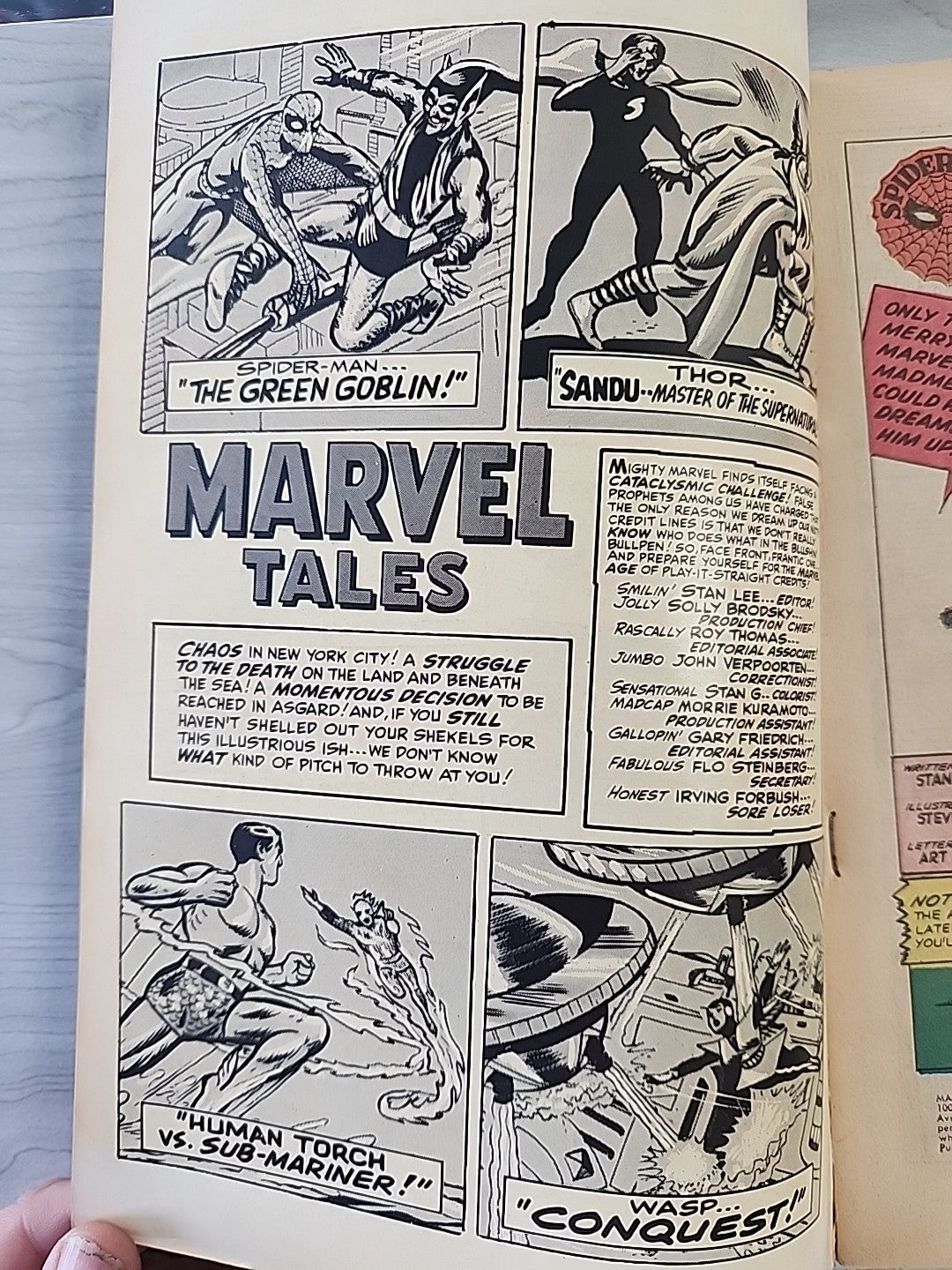 Marvel Tales #9 Marvel 1967 Reprints Amazing Spider-Man #14 Green Goblin VG/FN