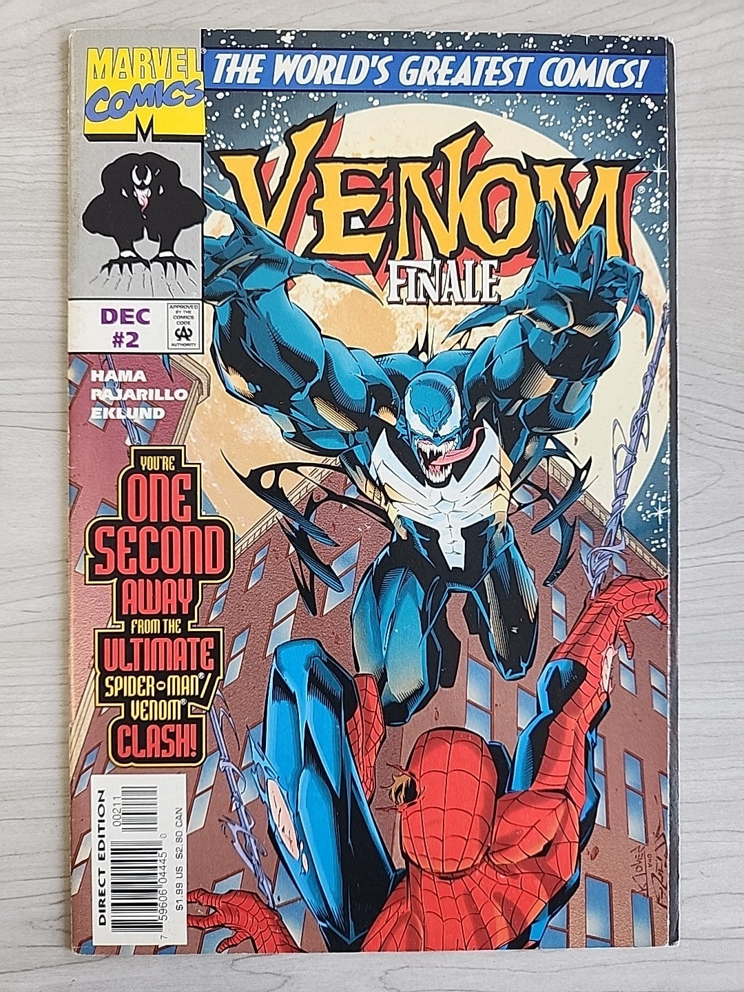 VENOM: FINALE 1-3 COMPLETE SET 1st PRINTS Spider-Man App. Marvel 1997 FN/VF