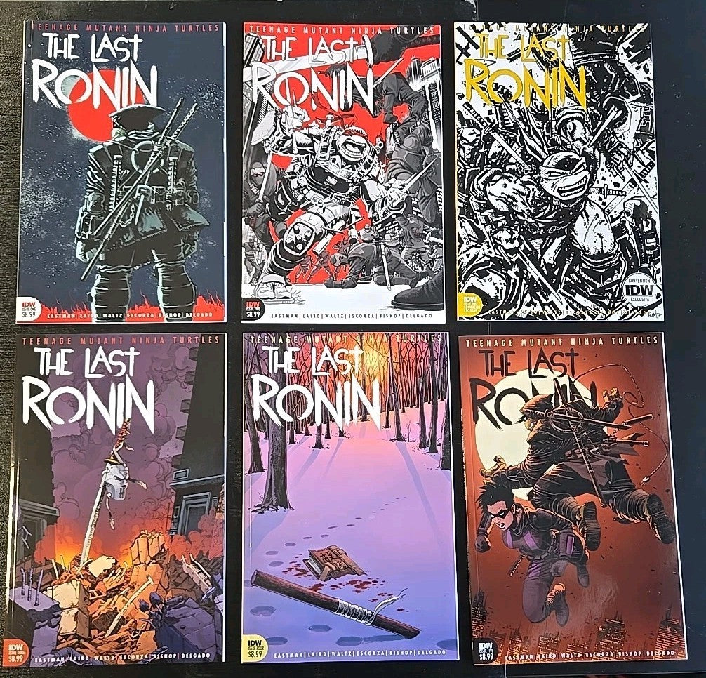 TMNT THE LAST RONIN #1-5 Lot , Plus Convention Exclusive - Hot 🔥