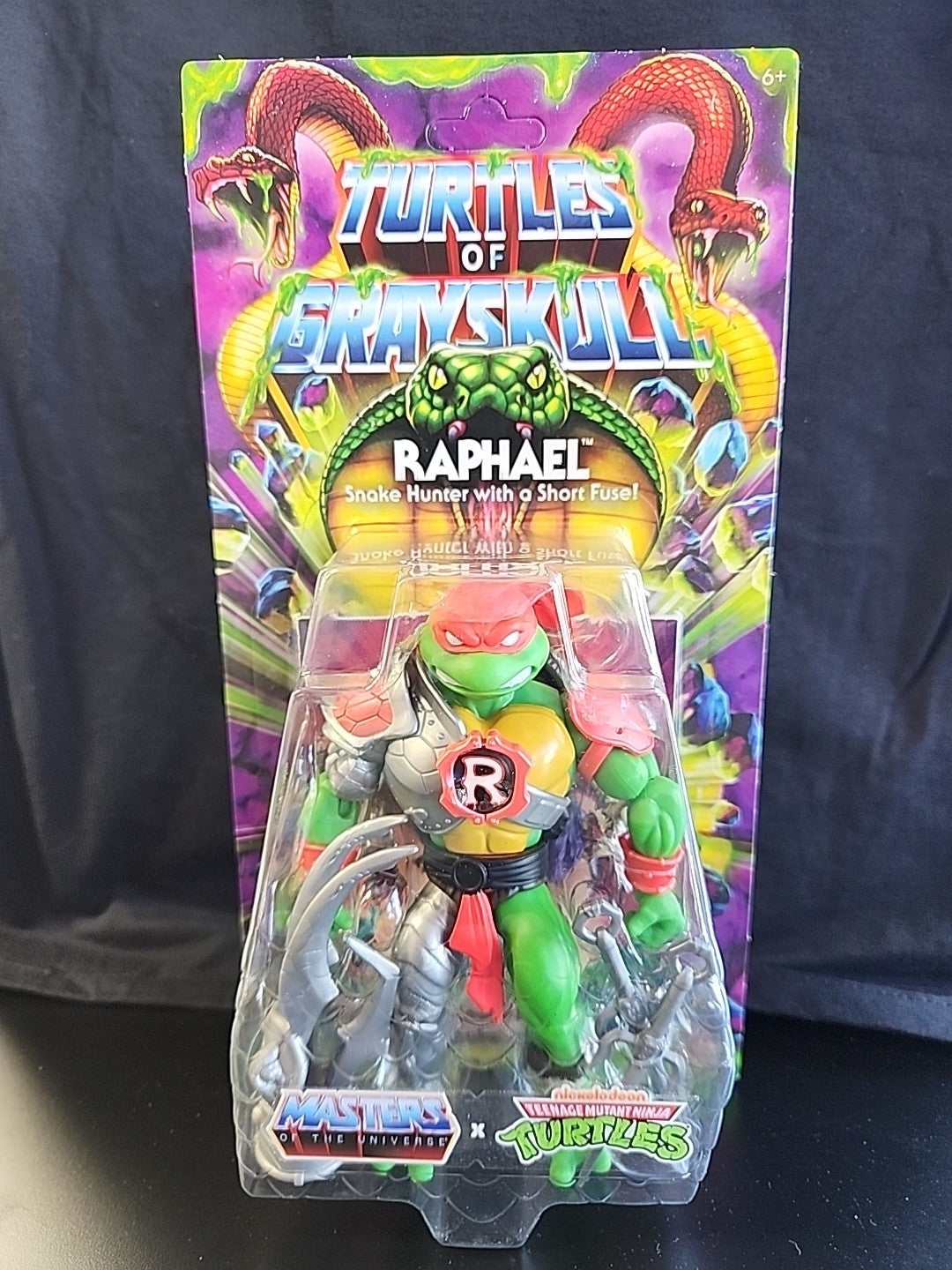 Masters of the Universe Origins Turtles of Grayskull Raphael Donatelo Unpunched