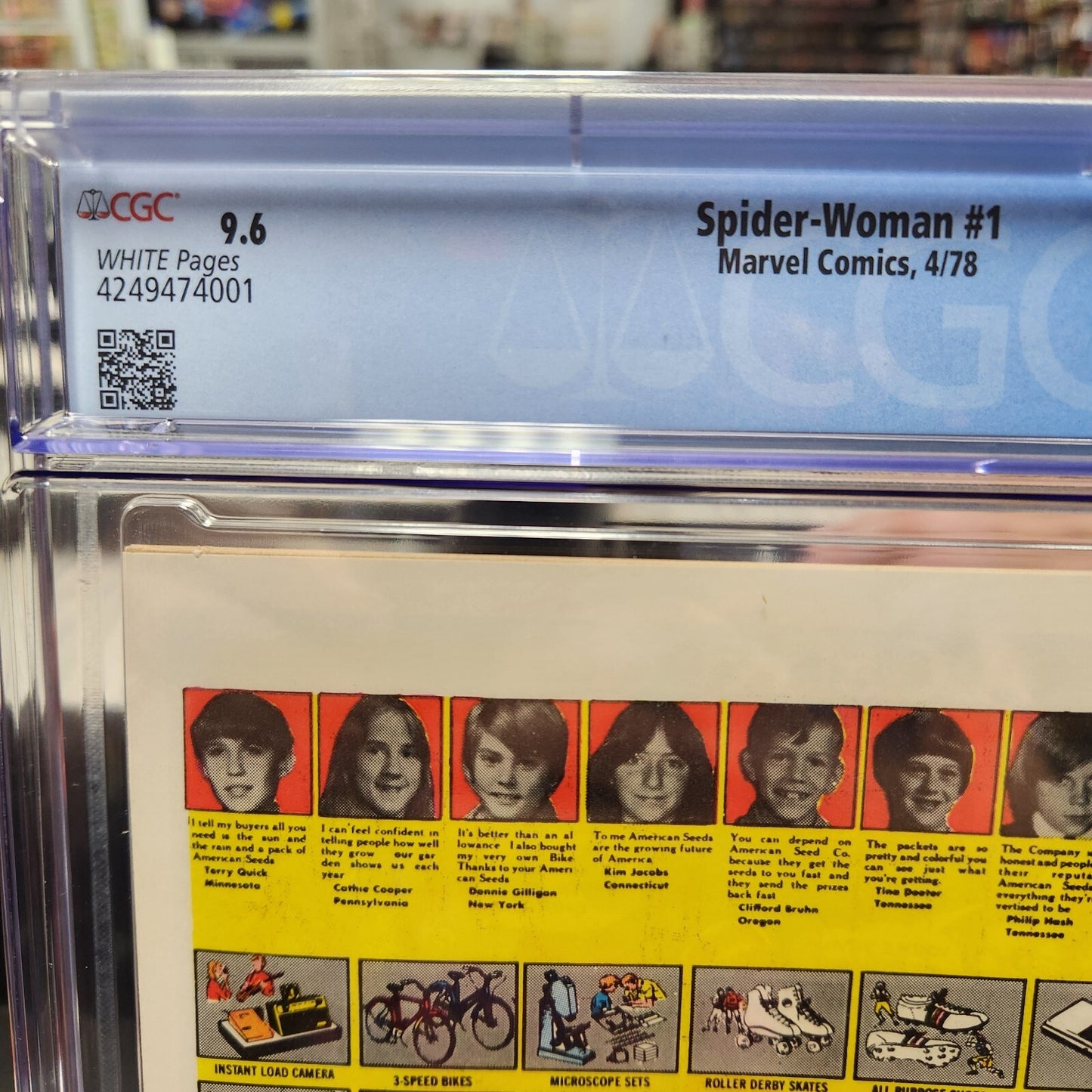 Spider-Woman #1 CGC 9.6 (1978) Marvel Comics White Pages