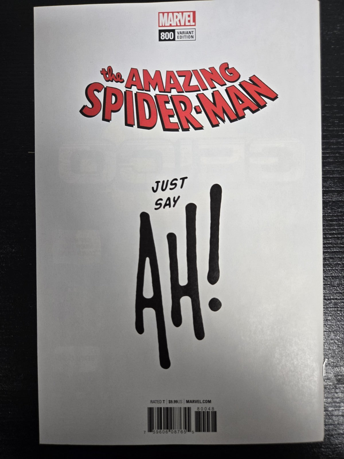 Amazing Spider-Man #800 (2018) 2x- Virgin & Standard Variants