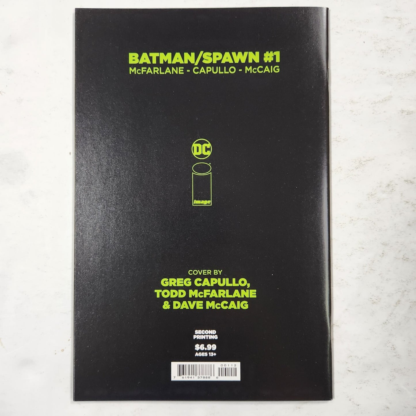 BATMAN/SPAWN #1 (2023) GREG CAPULLO 2ND PRINT VARIANT SET