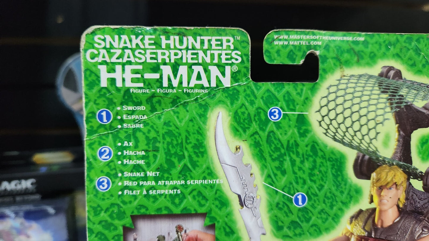Masters of the Universe Snake Hunter He-Man Action Figure MOTU 2003 Mattel