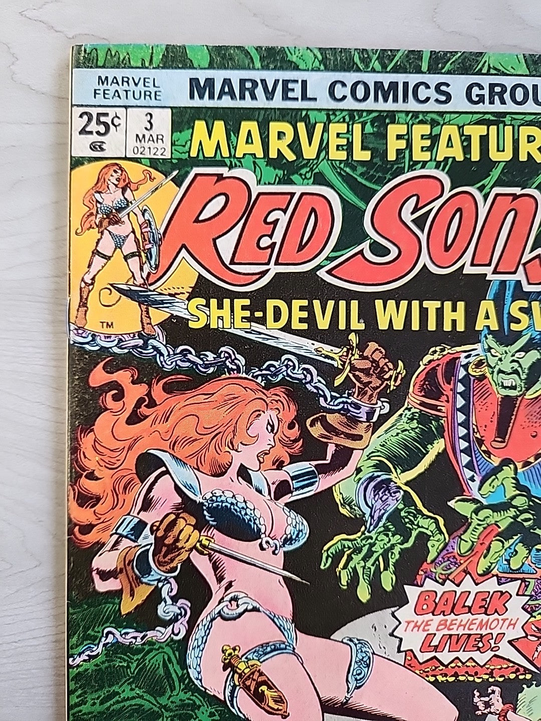 Marvel Feature 1-7 COMPLETE Series Frank Thorne Red Sonja 1 2 3 4 5 6 7 Conan