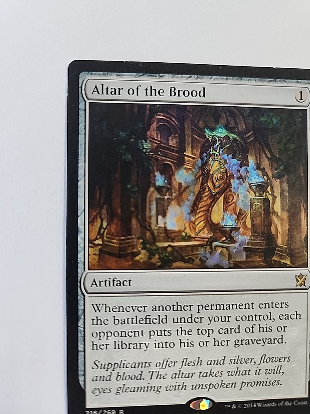 MTG Altar of the Brood KTK Khans of Tarkir Regular LP 216/269 English Magic