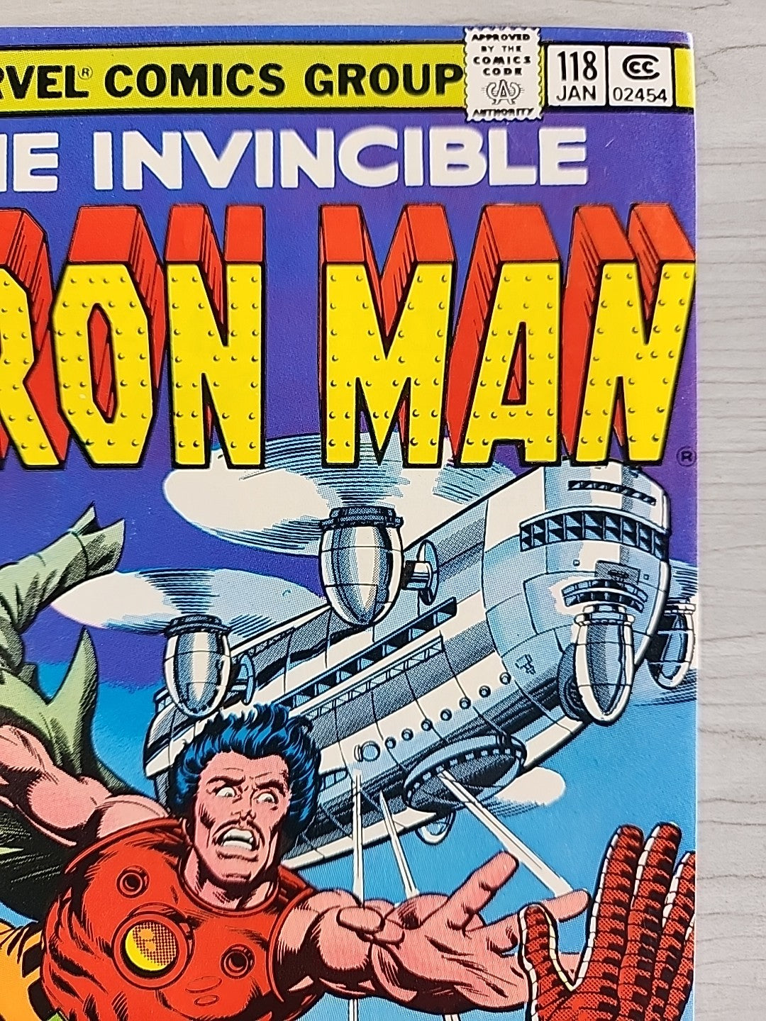 Invincible Iron Man # 118 Marvel Comics 1978 1st Jim Rhodes Bob Layton Cover VF
