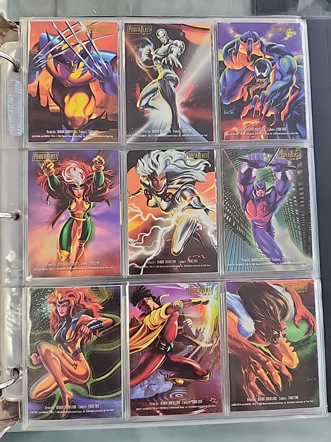 1995 Flair Marvel Annual: Complete Set /w Inserts 200 Cards NM