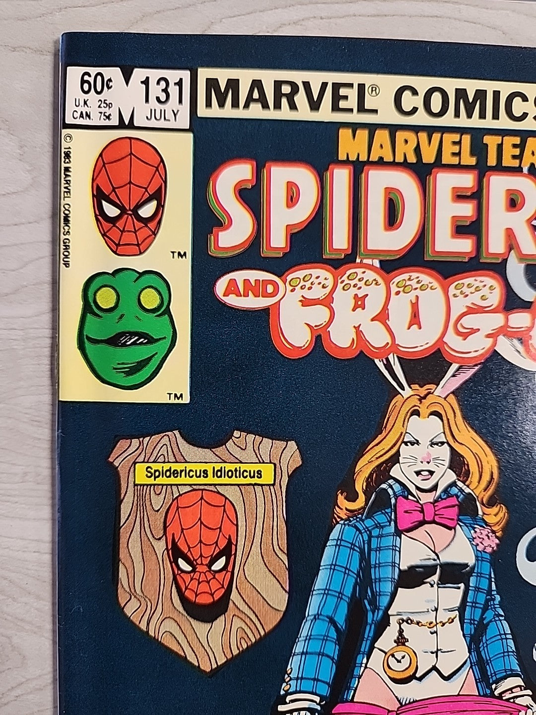 MARVEL TEAM-UP #131 Marvel Comics 1984 1st White Rabbit High Grade Copy