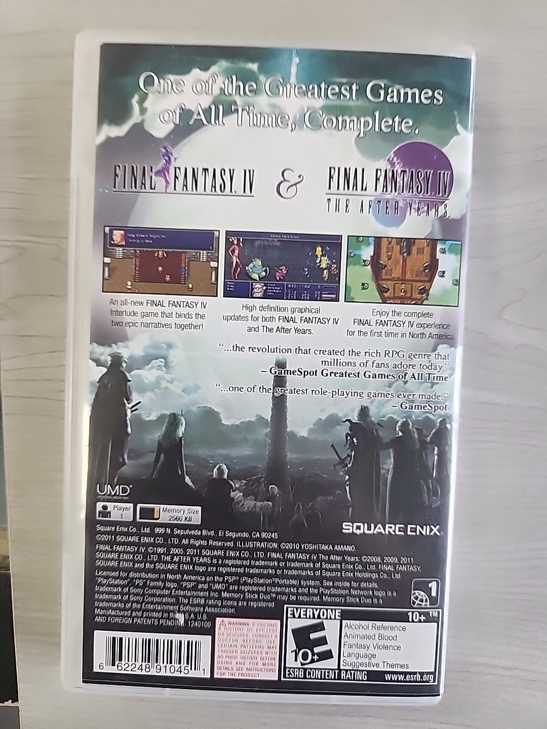 Final Fantasy IV: The Complete Collection PSP (Complete in Box)