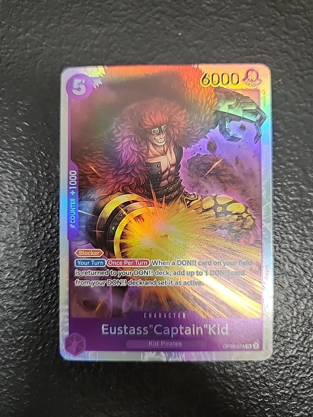 Eustass Captain Kid OP05-074 SR Awakening Of The New Era English One Piece NM/M