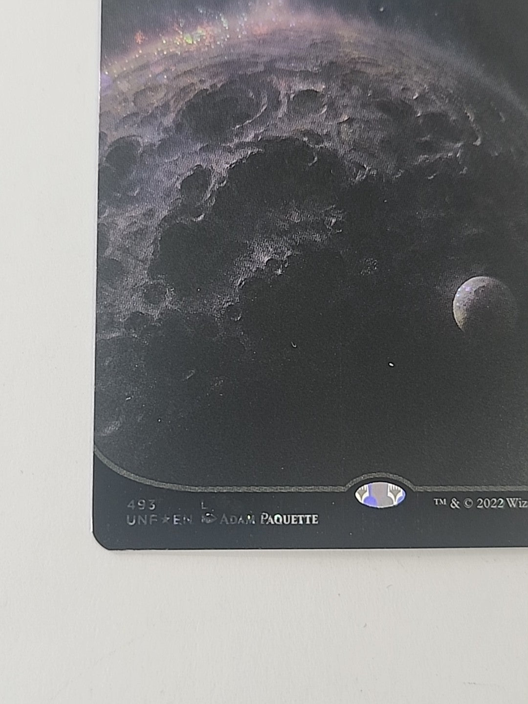 Magic The Gathering Unfinity Swamp Borderless Galaxy Foil MTG
