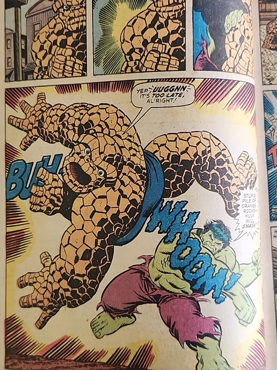 Marvel Feature 11 Thing vs. Hulk Marvel Comics 1973 Bronze Age Key 1st Solo App