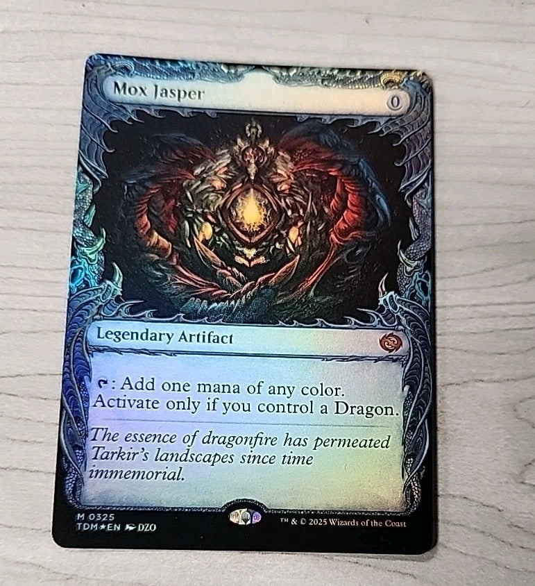 MTG Mox Jasper Showcase Foil Tarkir Dragonstorm Magic the Gathering NM