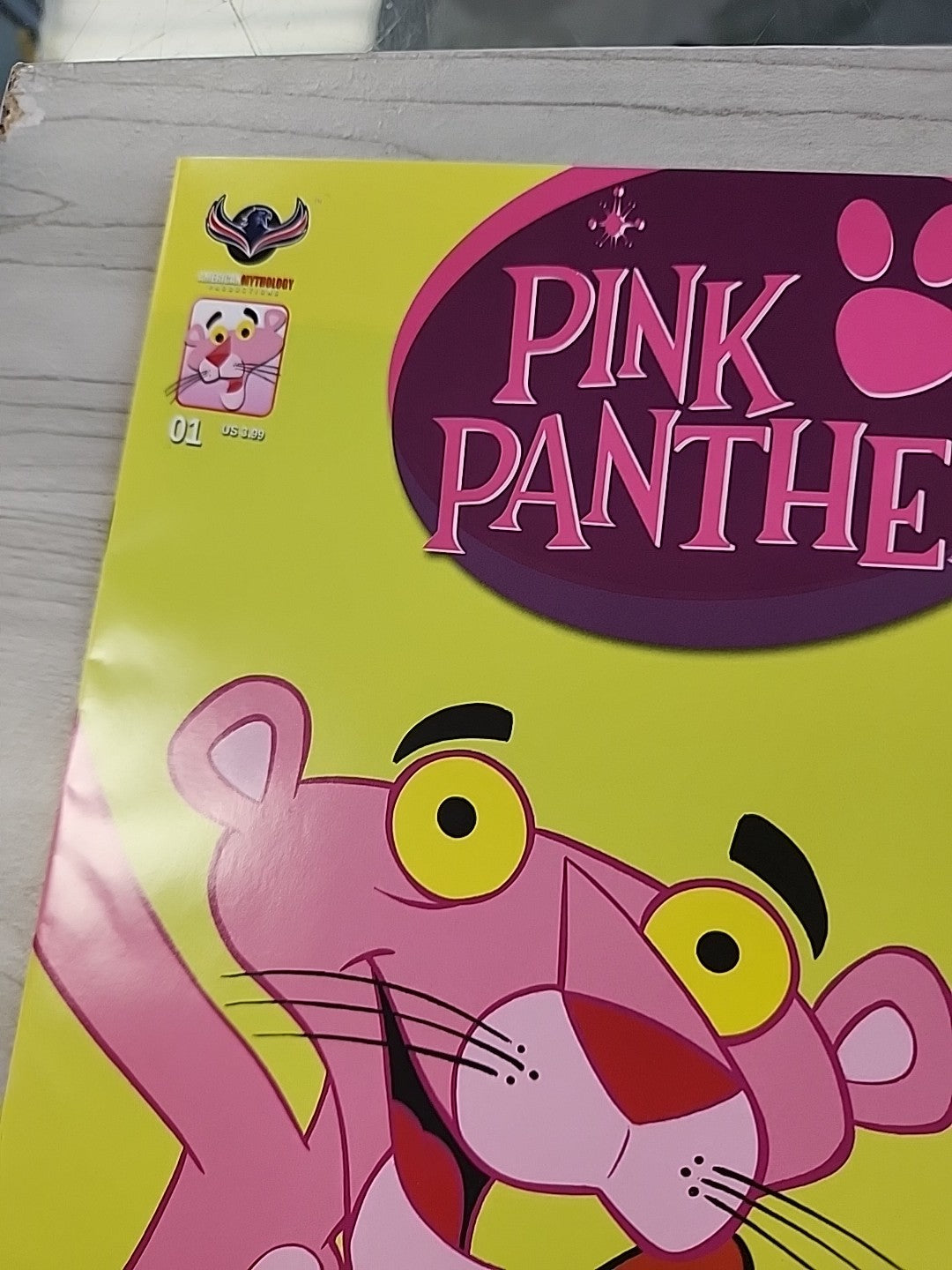 Pink Panther American Mythology Productions #1 & FCBD Lot of 3 Comics 2016