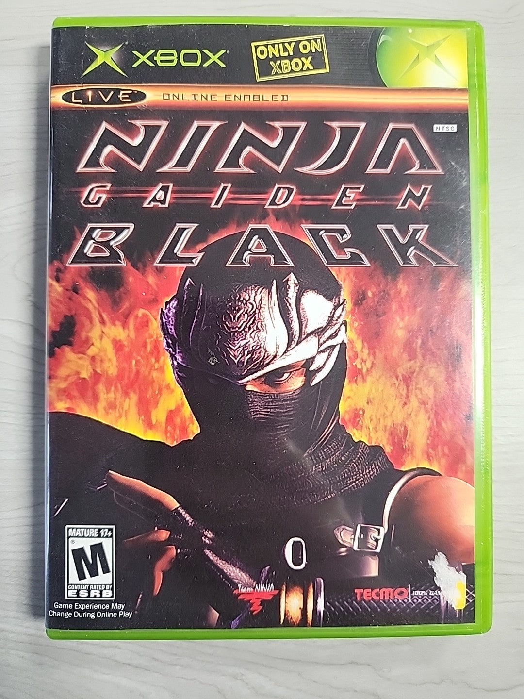 Ninja Gaiden Black (Microsoft Xbox, 2005) Authentic w/ Case Manual Game