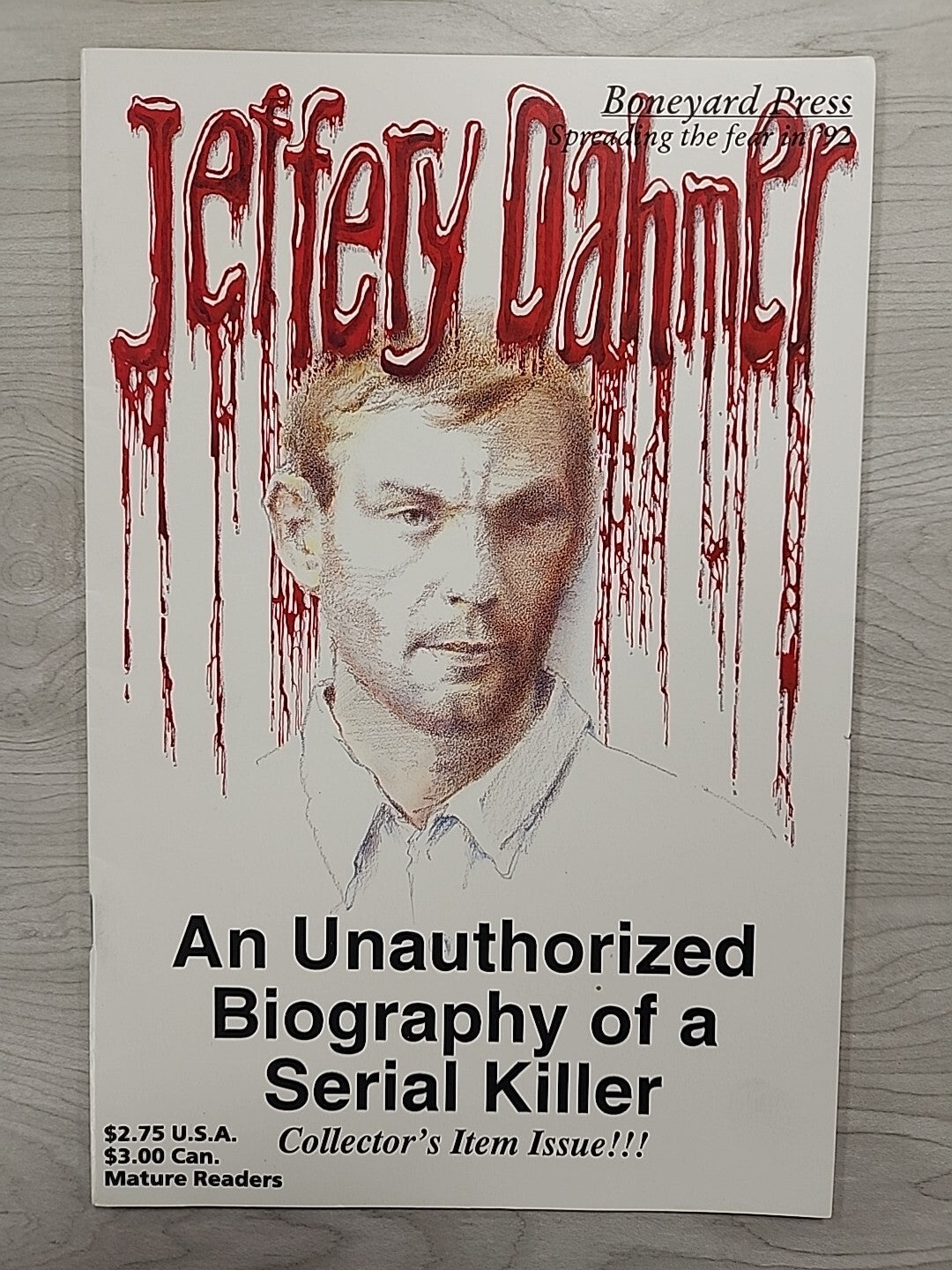 Boneyard Press Jeffery Dahmer An Unauthorized Biography of a Serial Killer FN/VF