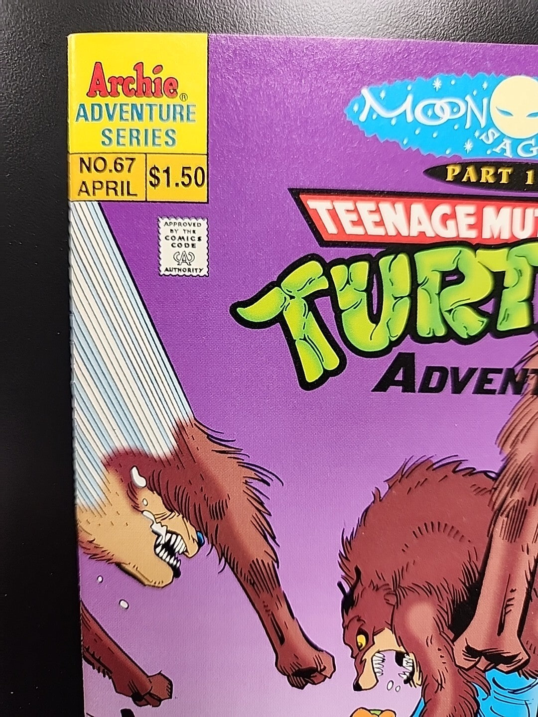 TEENAGE MUTANT NINJA TURTLES ADVENTURES #67 (NM) Archie Comics 1995 Moon Eyes