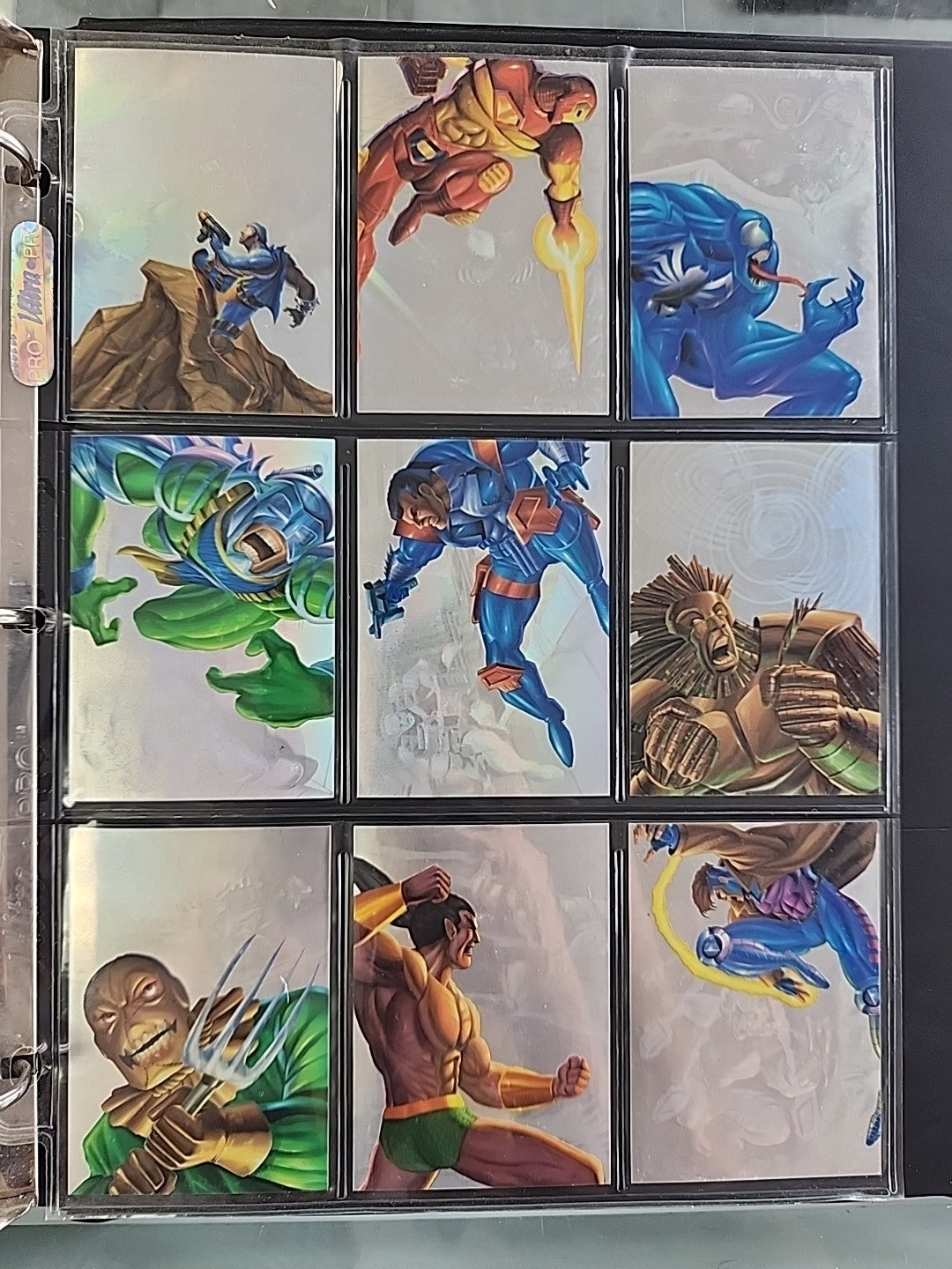 1995 Flair Marvel Annual: Complete Set /w Inserts 200 Cards NM