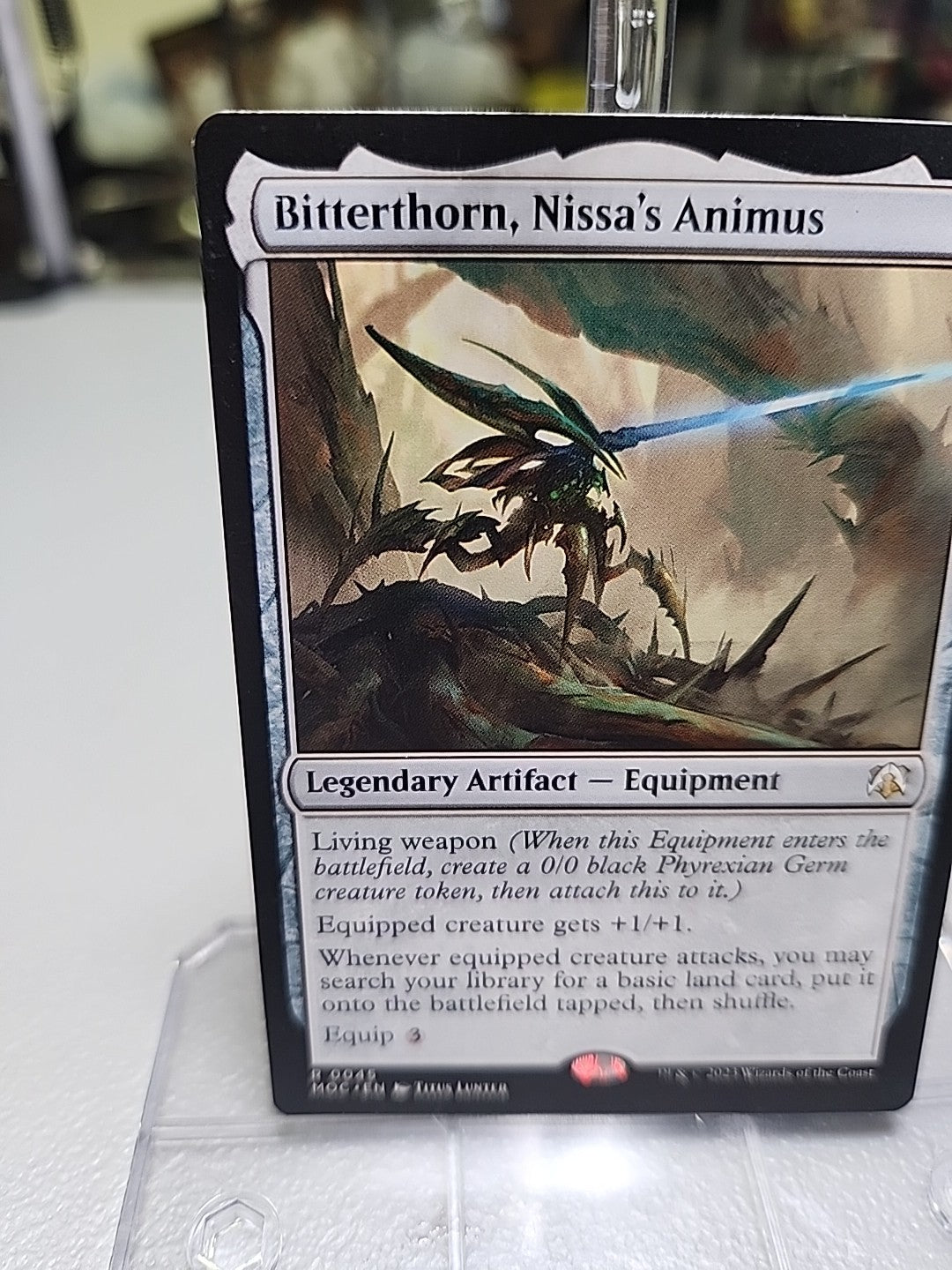 MTG Bitterthorn, Nissa's Animus MOC Rare 0045 Regular Magic The Gathering