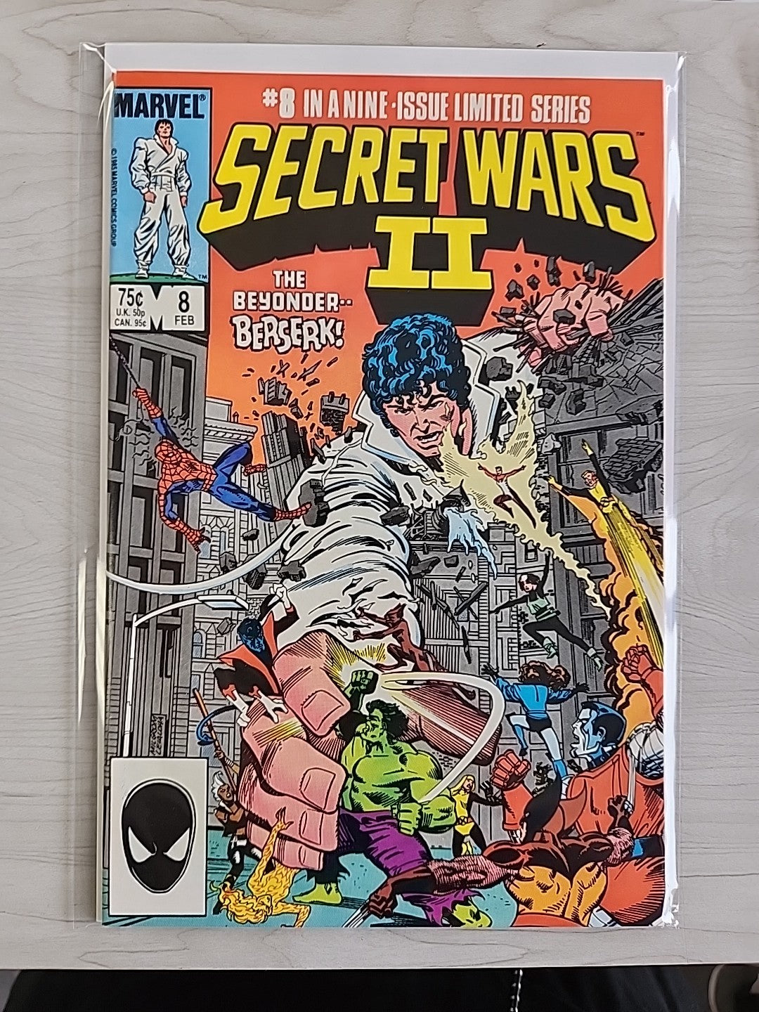 SECRET WARS II #1-9 (Marvel, 1985 Series) Complete Set of 9 Books Complete