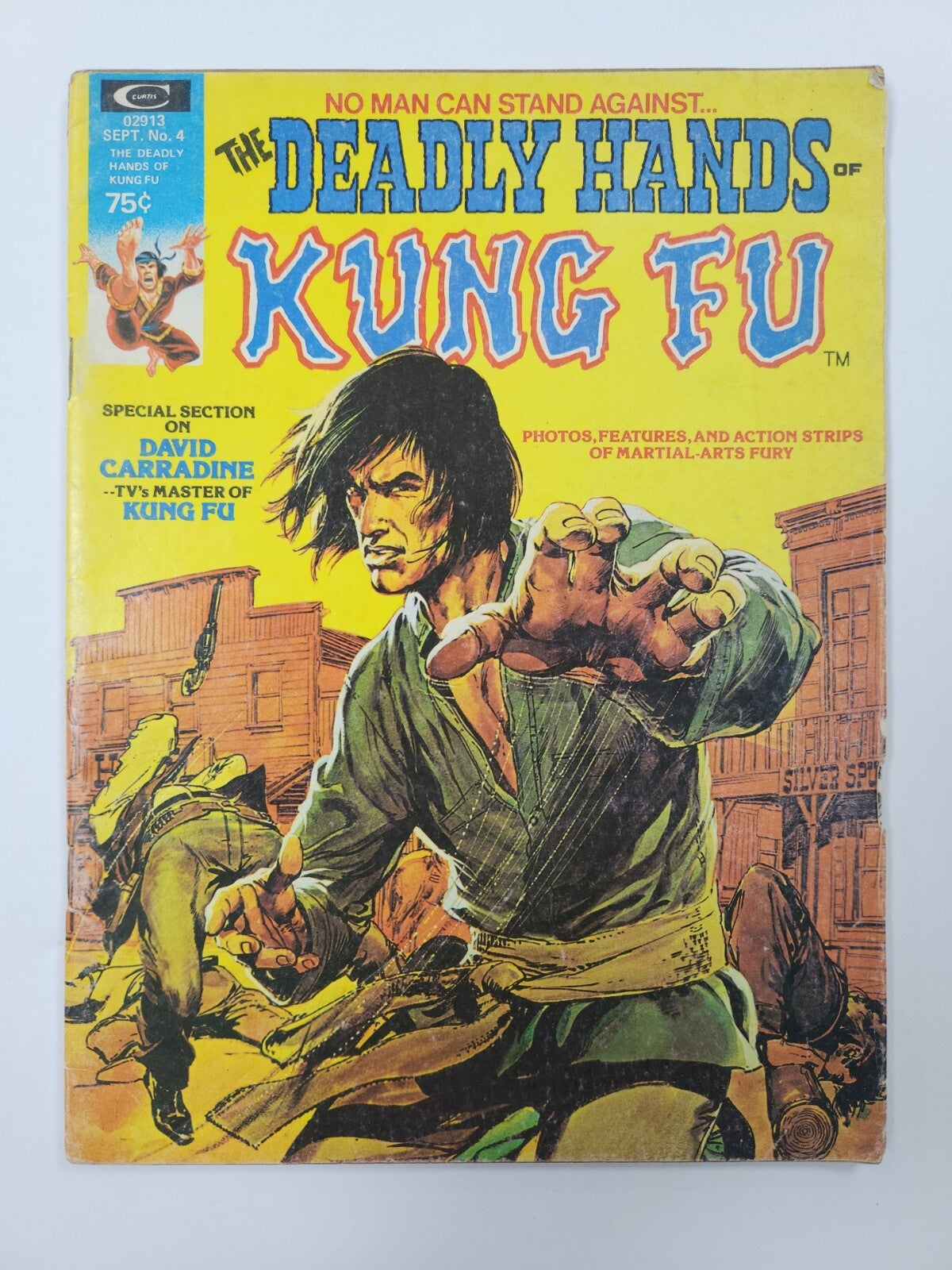 The Deadly Hands of Kung Fu #4 Marvel Comics (Sep, 1974) 4.0 4.5 Carradine Adams