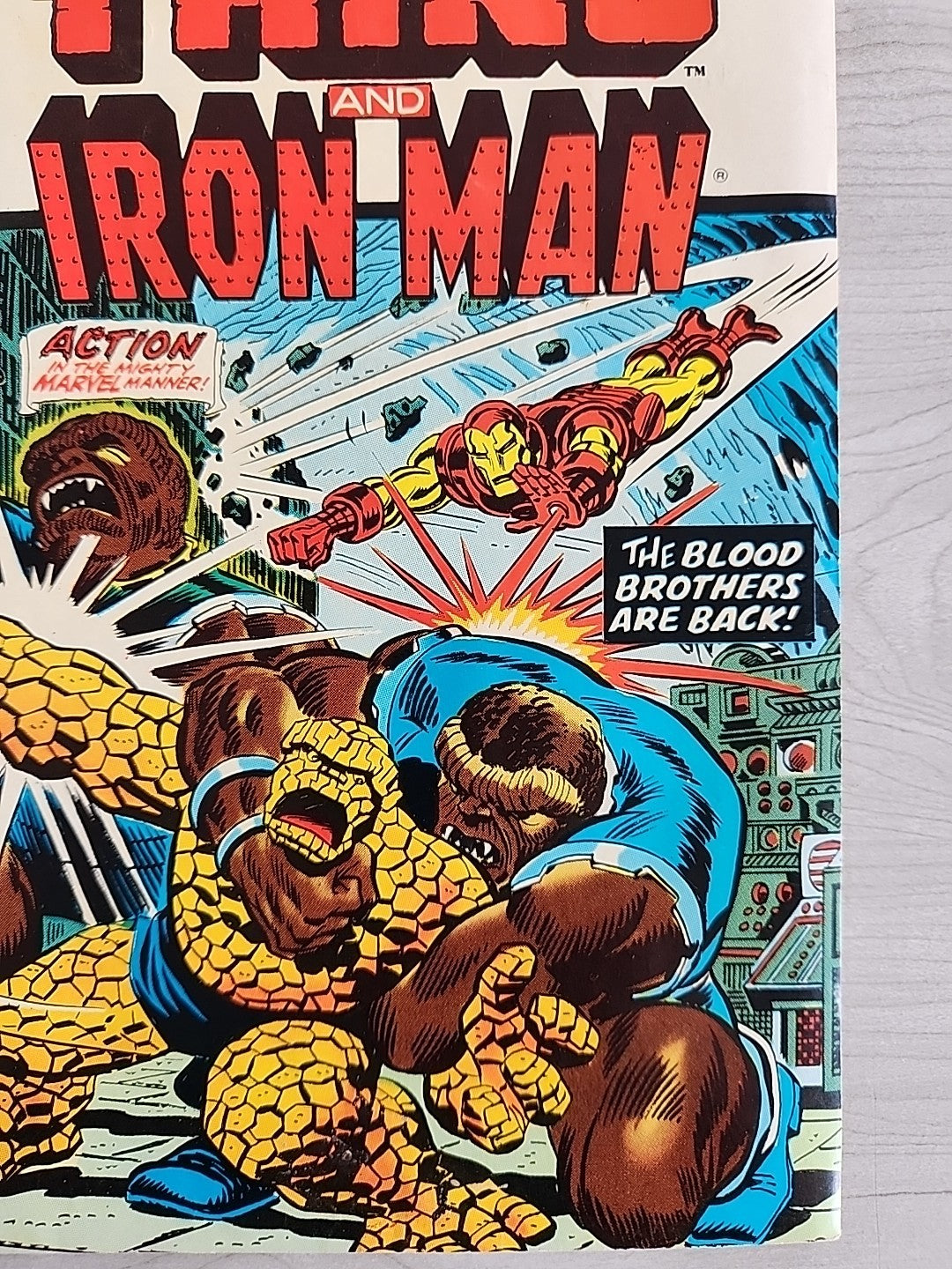 Marvel Feature Presents #12 (1973) The Thing & Iron Man Marvel Comics Thanos