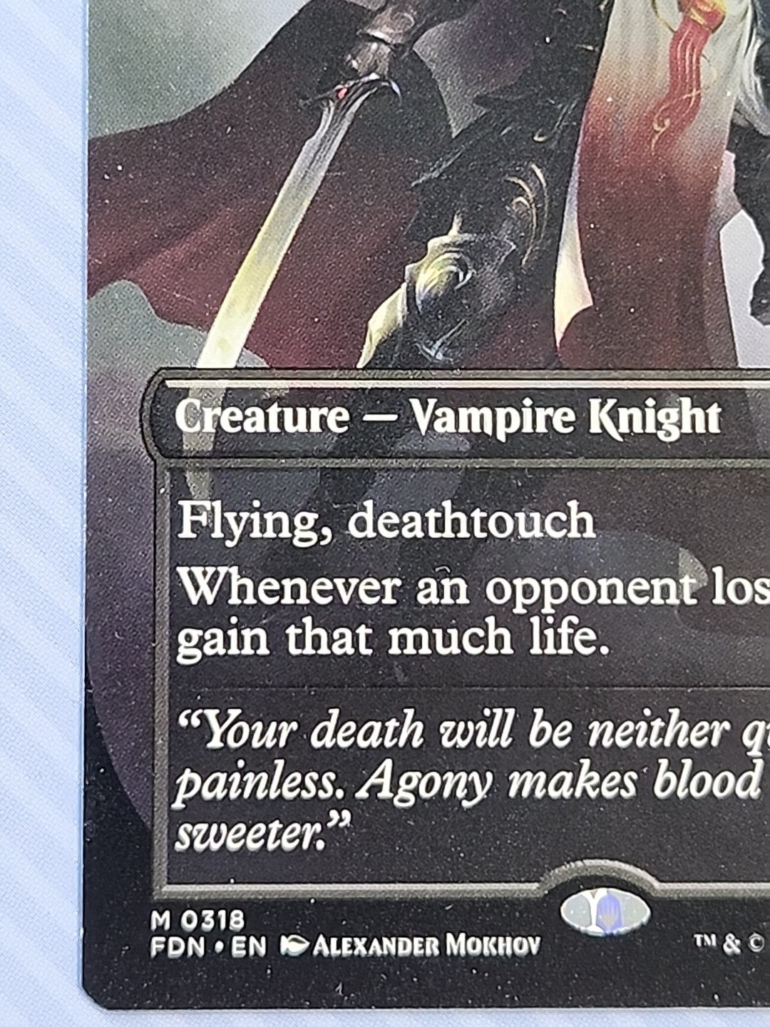 MTG Bloodthirsty Conqueror (Borderless) Foundations Regular Magic The Gathering
