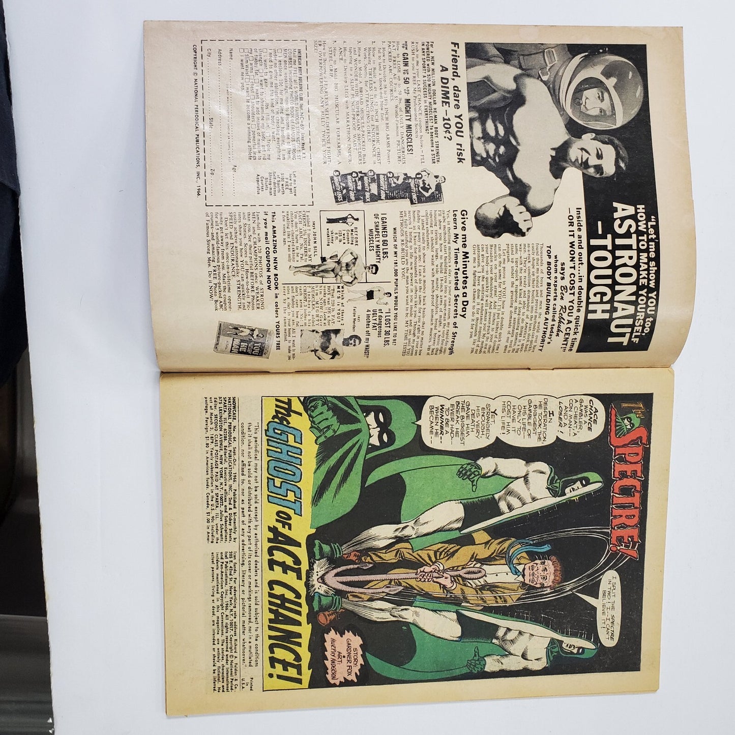 Showcase #64 - 3rd Appearance Of The Spectre In Silver Age