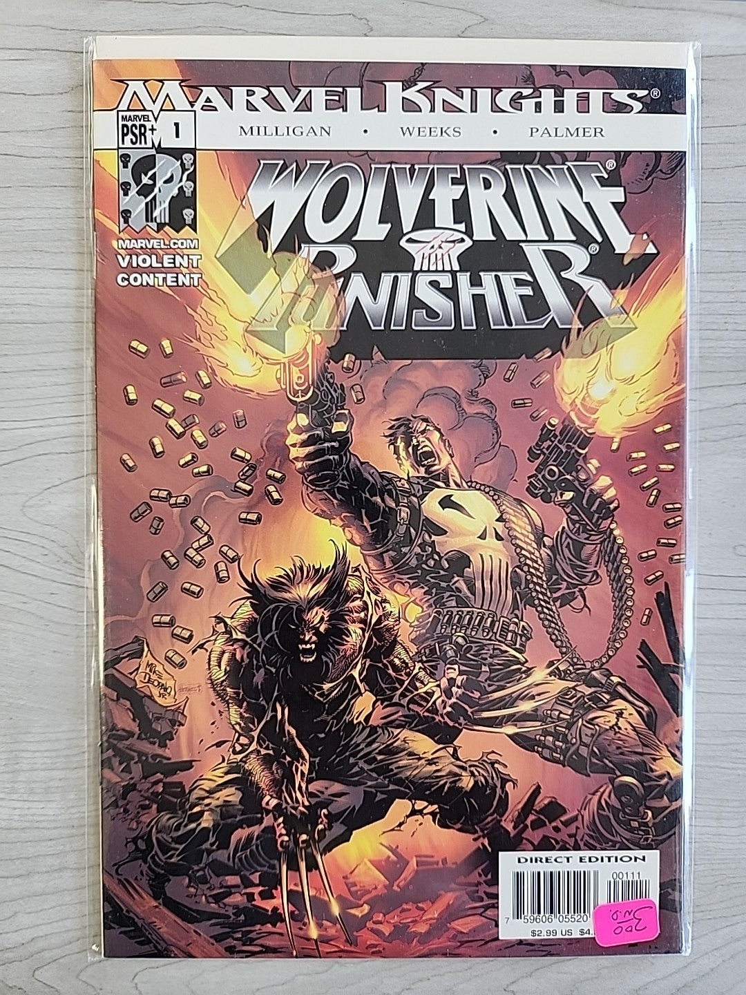 Marvel Knights: Wolverine Punisher #1-5 Milligan Lee Weeks 2004 Marvel Comics