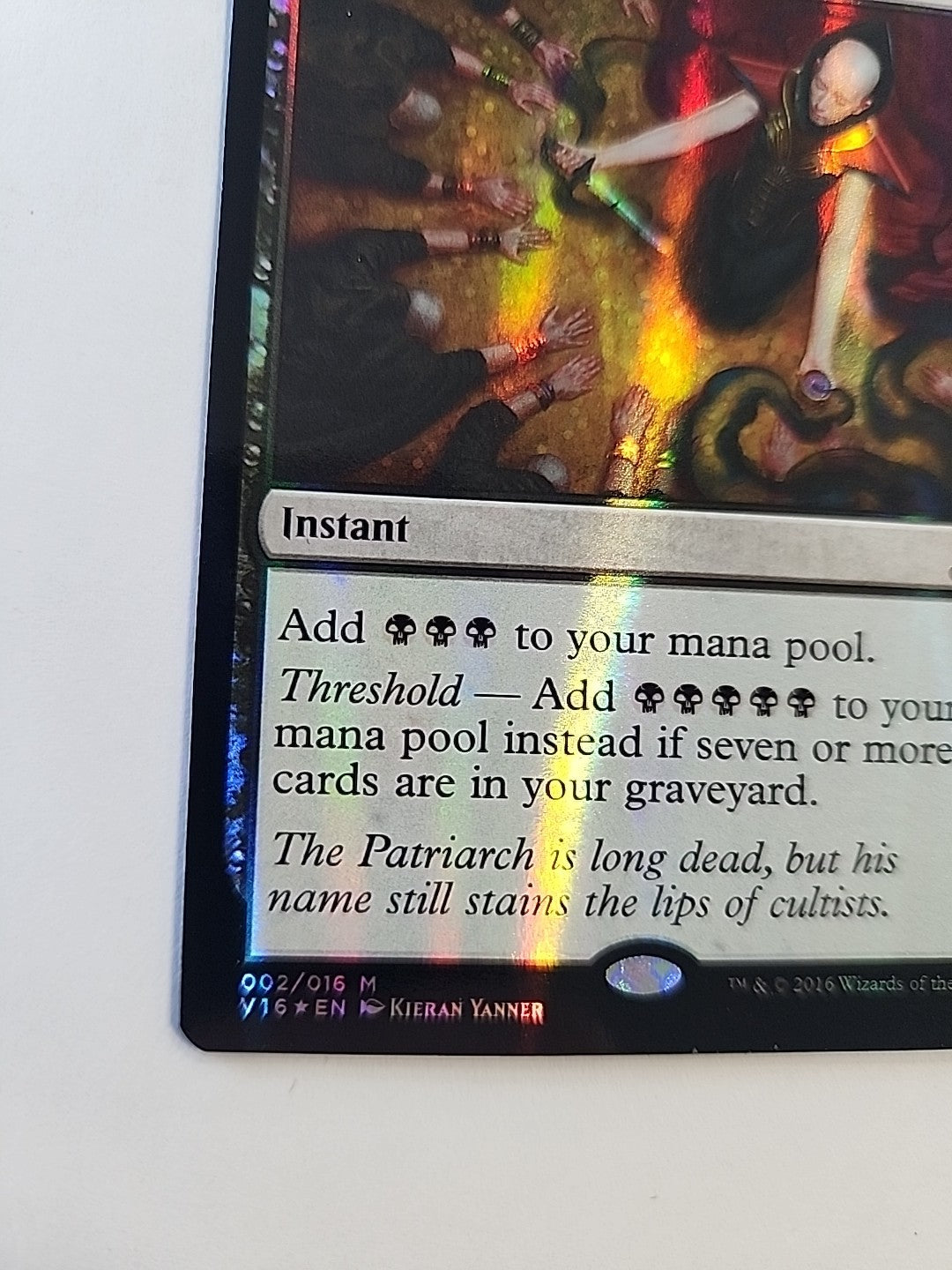 MTG Cabal Ritual From the Vault: Lore Foil 002/016 Magic The Gathering NM