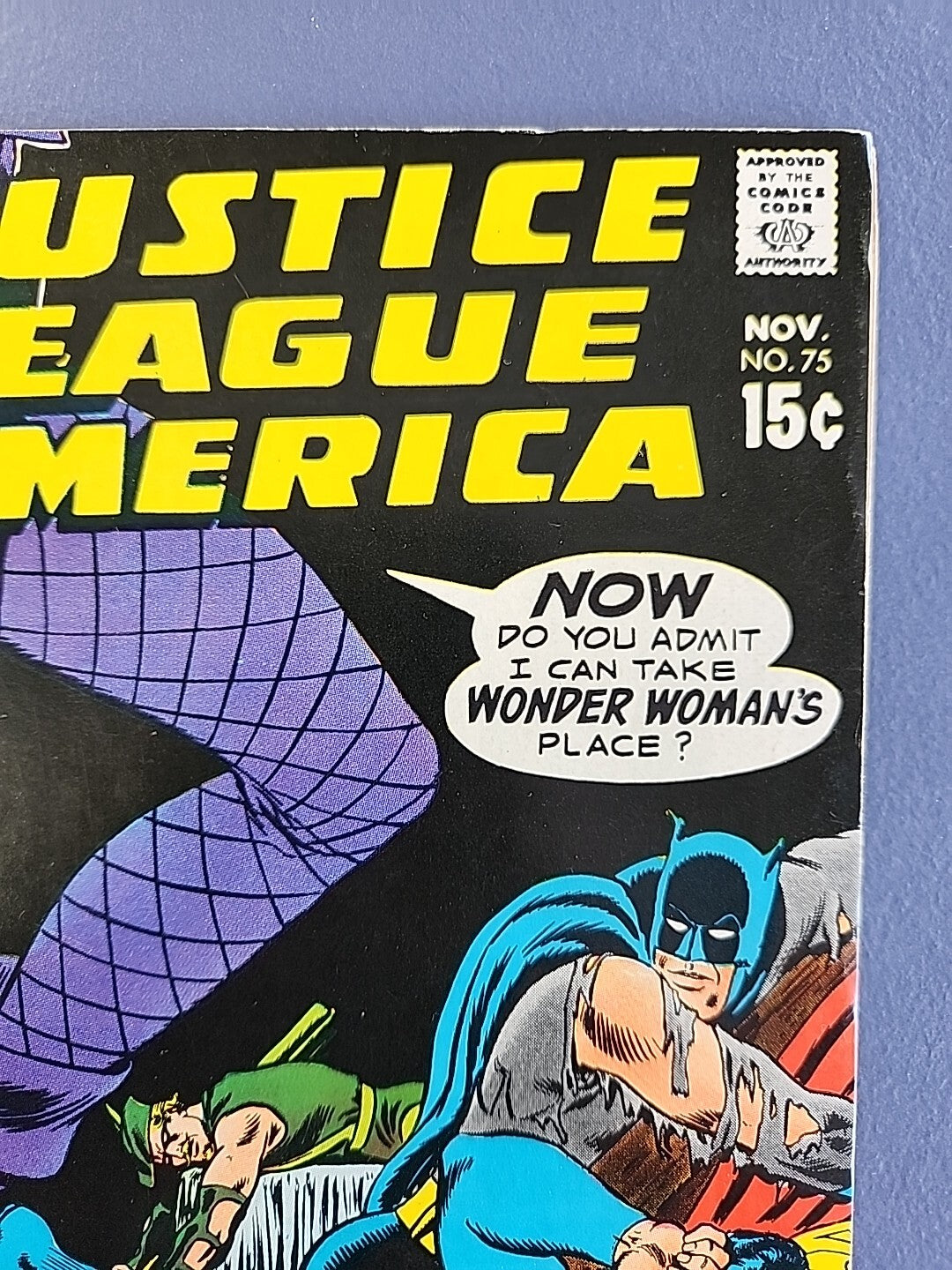 Justice League Of America #75 Fine 5.5/6.0 Black Canary Joins 1969