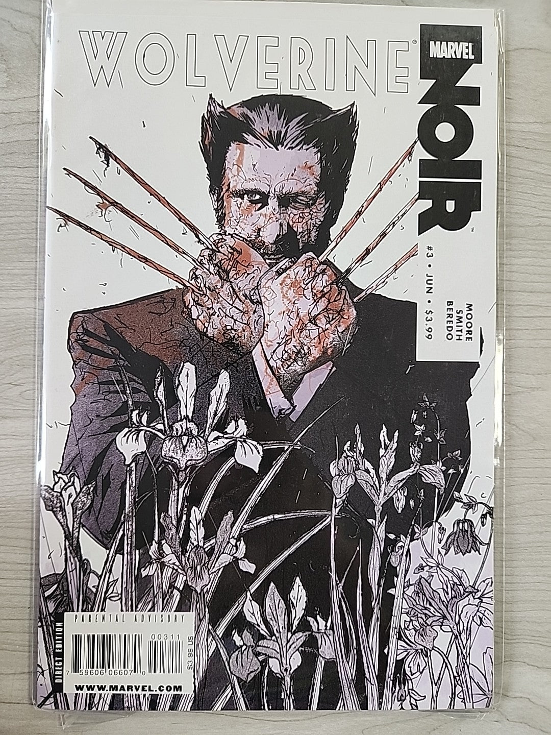 Marvel Wolverine Noir Issues 1-4 Limited Series Moore & Smith 2009 Plus Variant